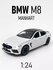 Машинка Jinlifang BMW M8 Manhart, масштаб 1:24, заводной механизм...