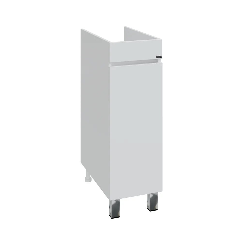 Тумба под раковину без столешницы СаНта Марс 29 напольная для стиральной машины белая