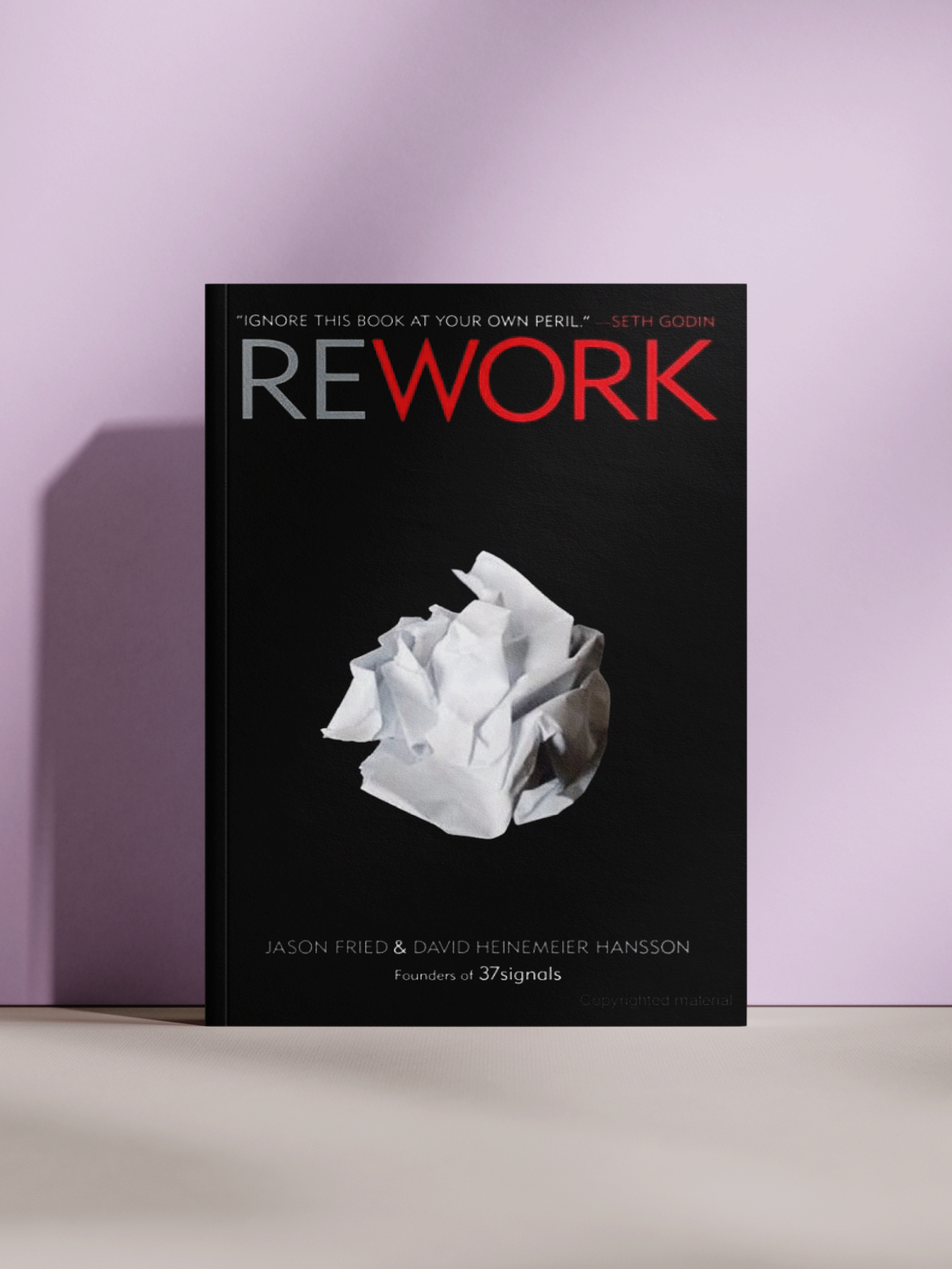 Книга "Rework" Джейсона Фрайда и Дэвида Ханссона, революционный взгляд на бизнес