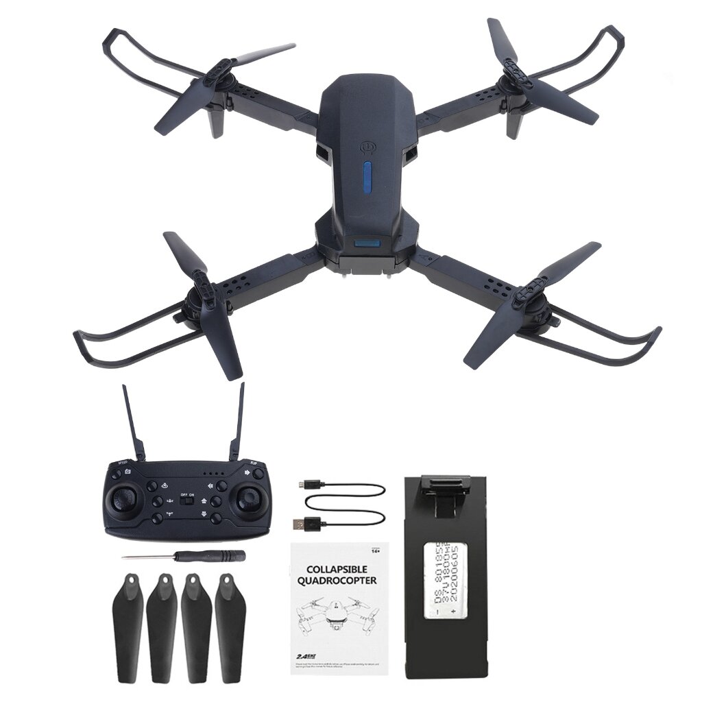Мини-дрон для детей и Начинающих Складной радиоуправляемый квадрокоптер Mini Helicopter 4K