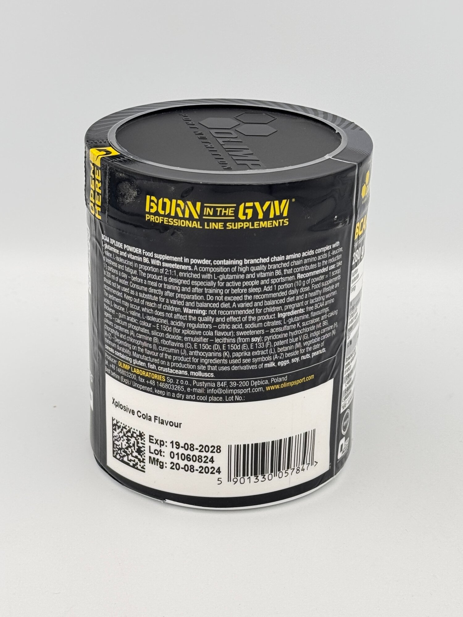 BCAA Olimp Xplode Powder, вкус Limon, порошок, 280г, 28 порции — фото 1