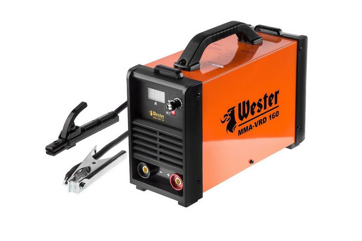 Инвертор сварочный WESTER MMA-VRD 160 10-160A 120-260B ПВ70% 1.6-4.0мм