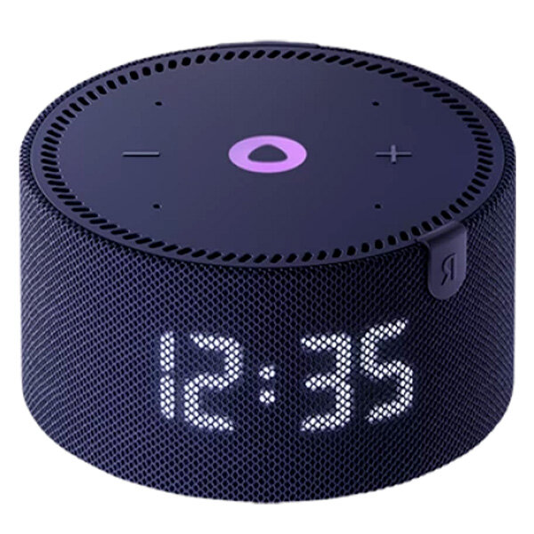 Умная колонка Яндекс Станция Мини с часами Синий сапфир YNDX-00020B