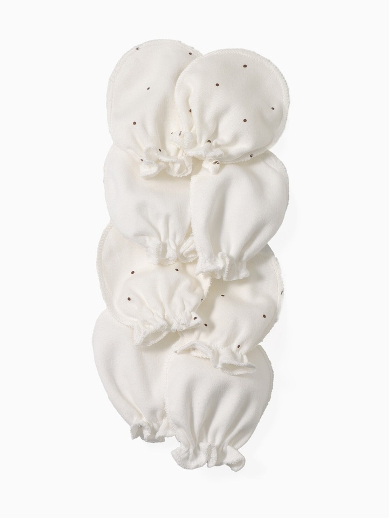 Антицарапки Сима-ленд для детей размер 0-6 мес белый