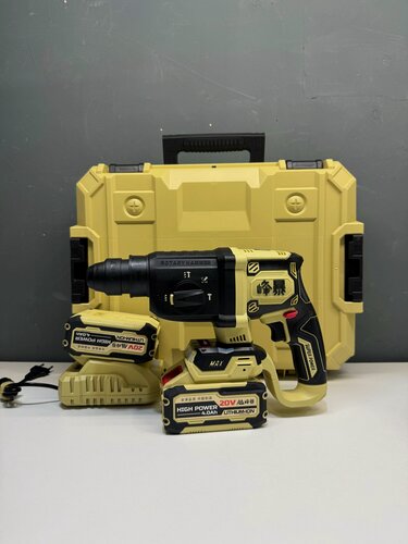 Изображение товара Перфоратор Feng Bao FBH05-24 аккумуляторный, с 2 аккумуляторами по 6ач, новинка трех режимный