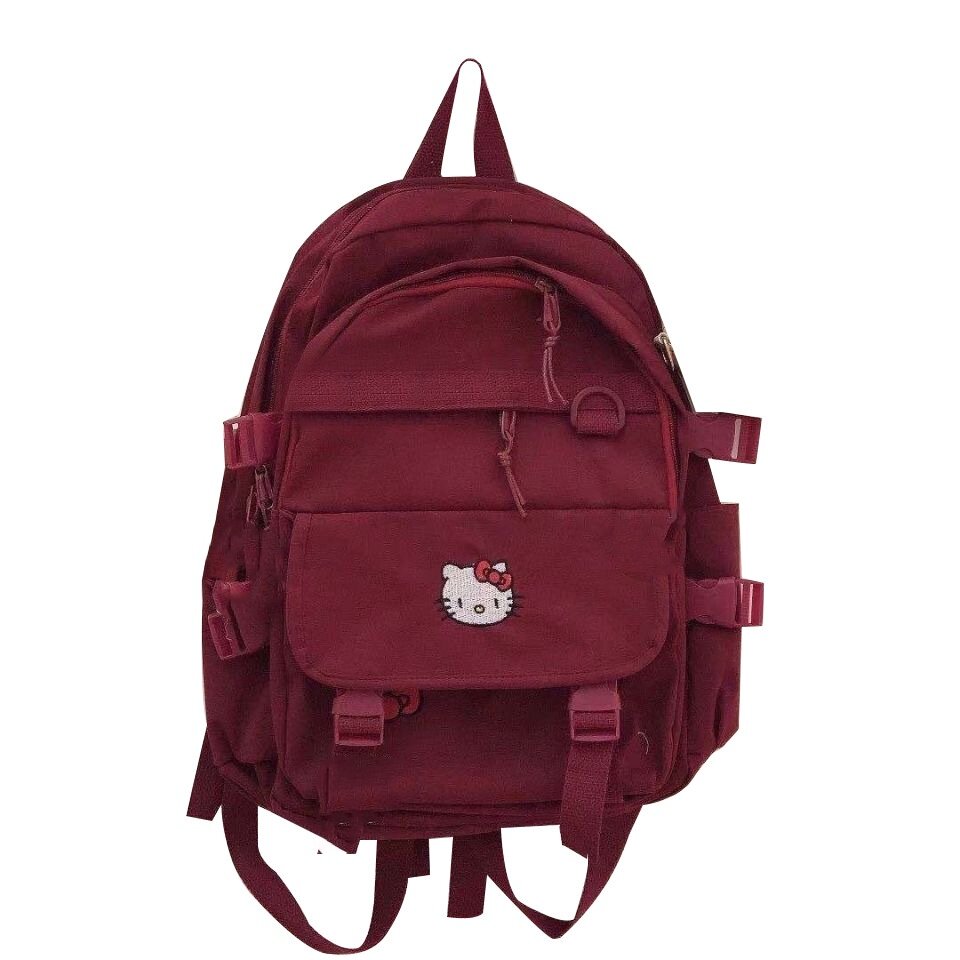 Рюкзак oxford японского стиля с вышивкой и нашивками, bagonly