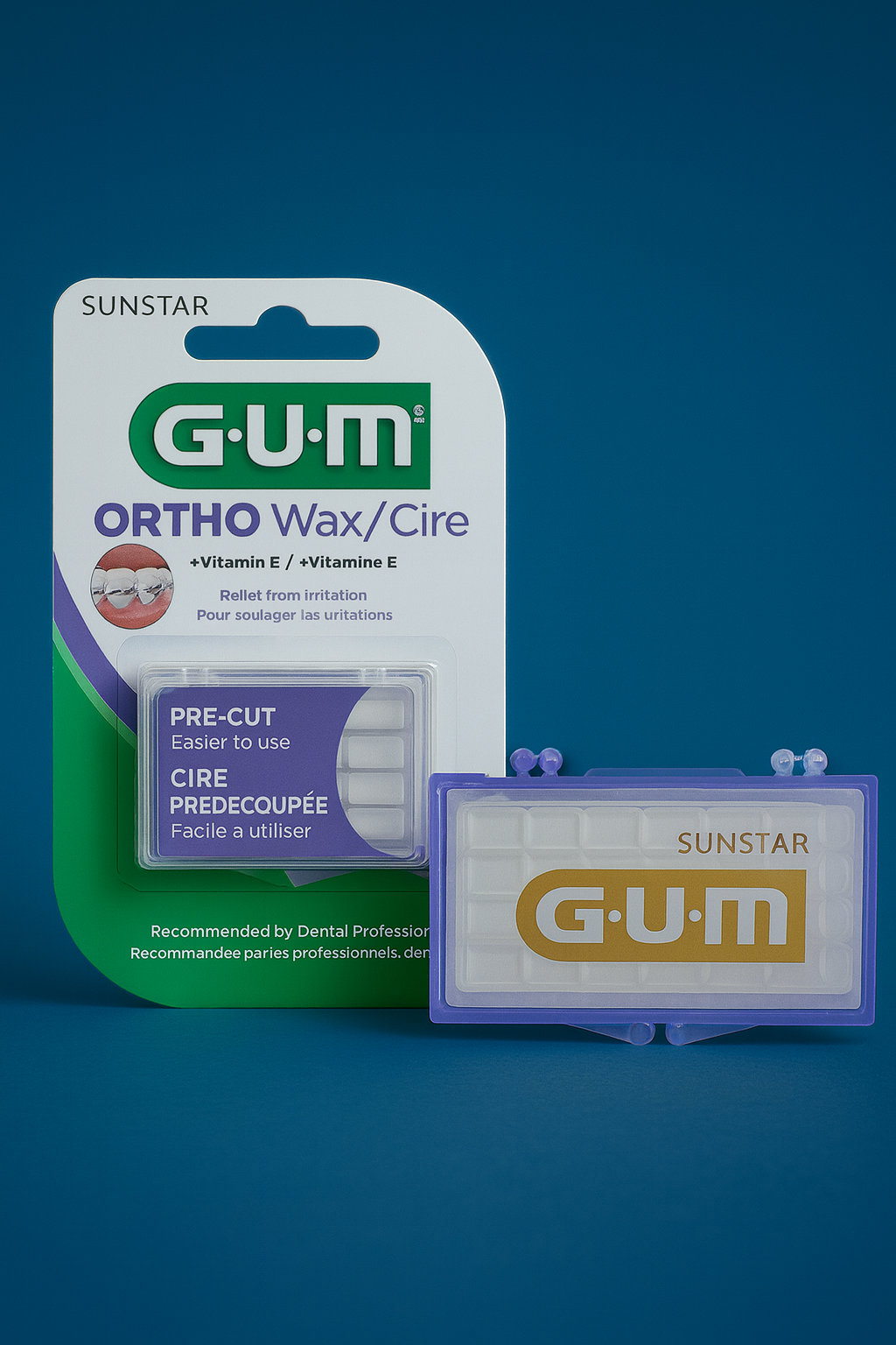 Ортодонтический воск GUM, без вкуса и запаха, 35шт в упаковке