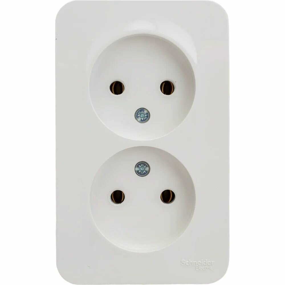 2-ая наружная розетка Systeme Electric Blanca BLNRA000221