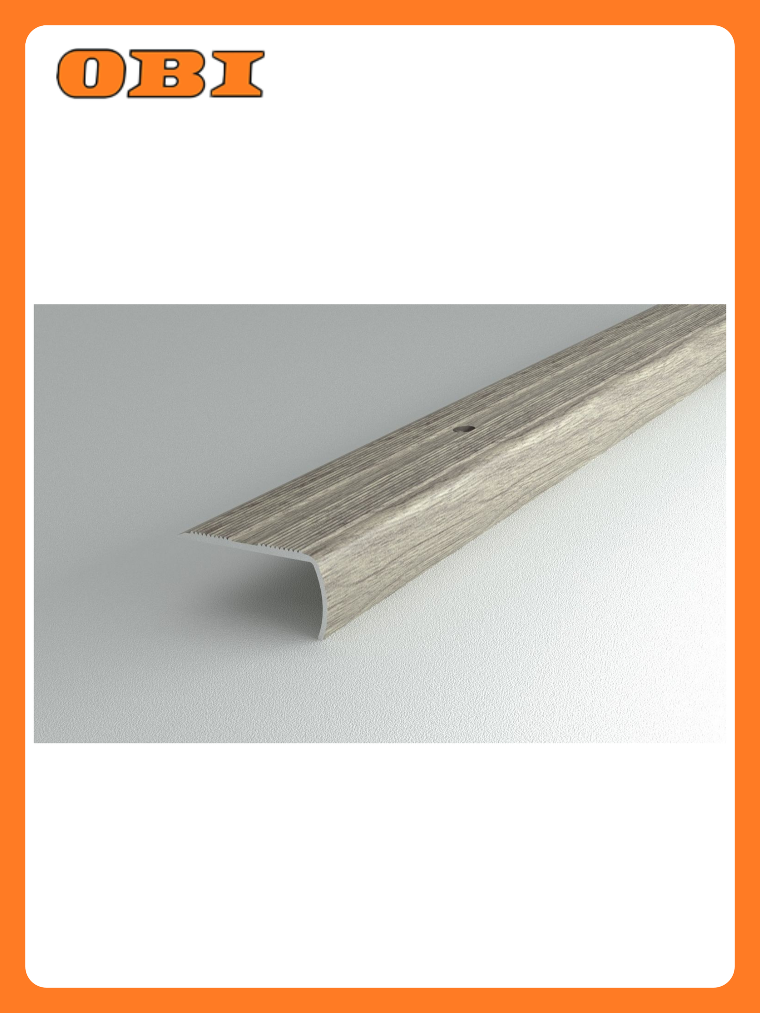 Порог алюминиевый угловой лука 40х20 мм серебристая сосна (ПУ 06.1800. R195)