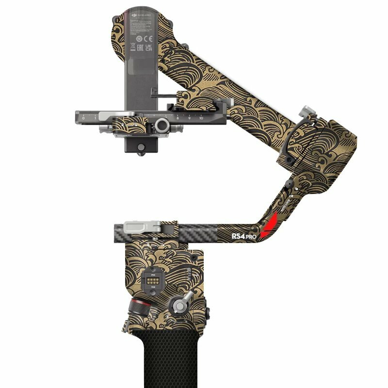 Защитная пленка Wave Gold для DJI RS 4 Pro Gimbal, 3M клей, роскошное ощущение