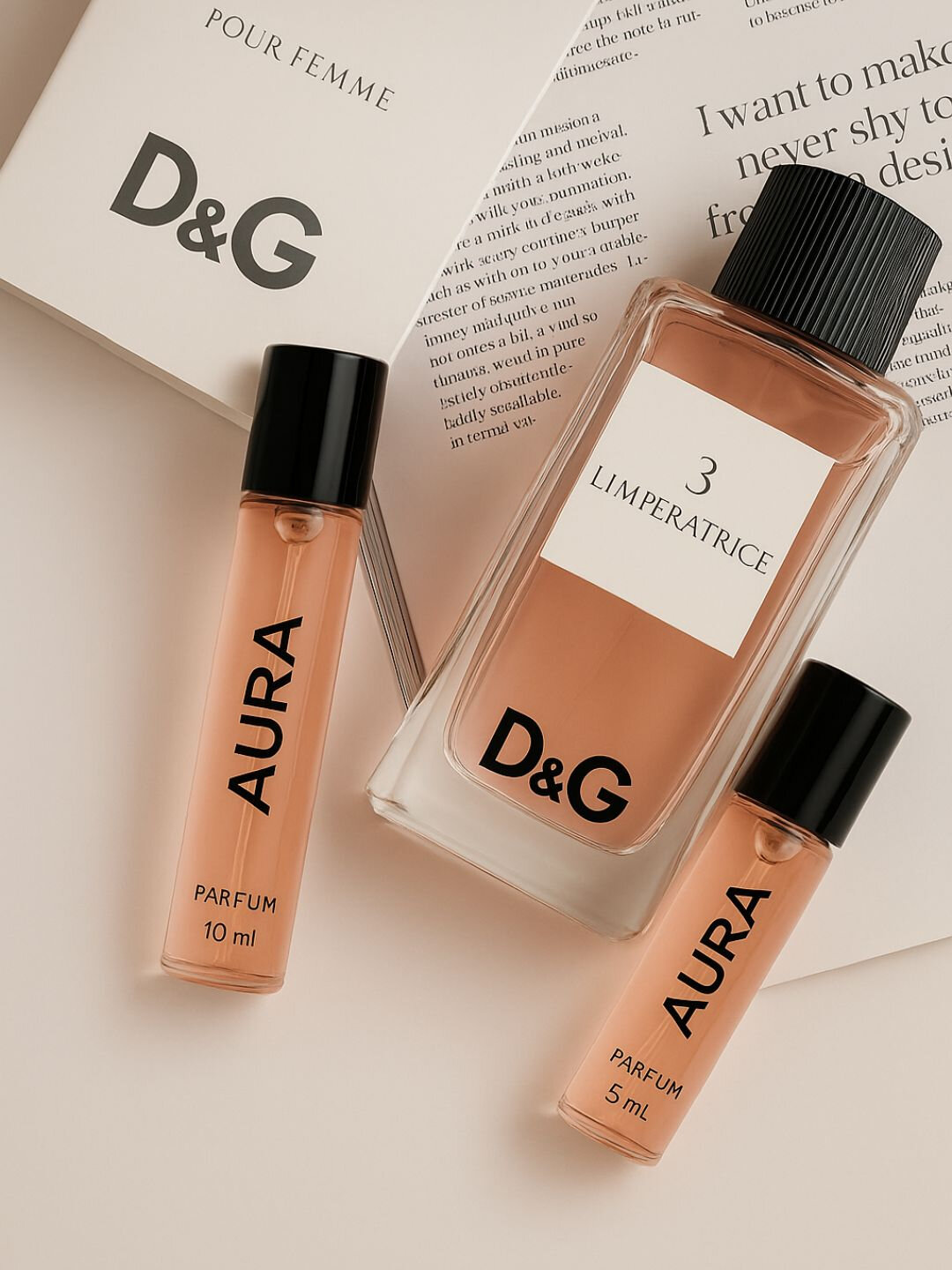 Духи для женщин, L'Imperatrice Limited Edition Dolce&Gabbana женский аромат, осенний распив парфюма, великолепные 3мл