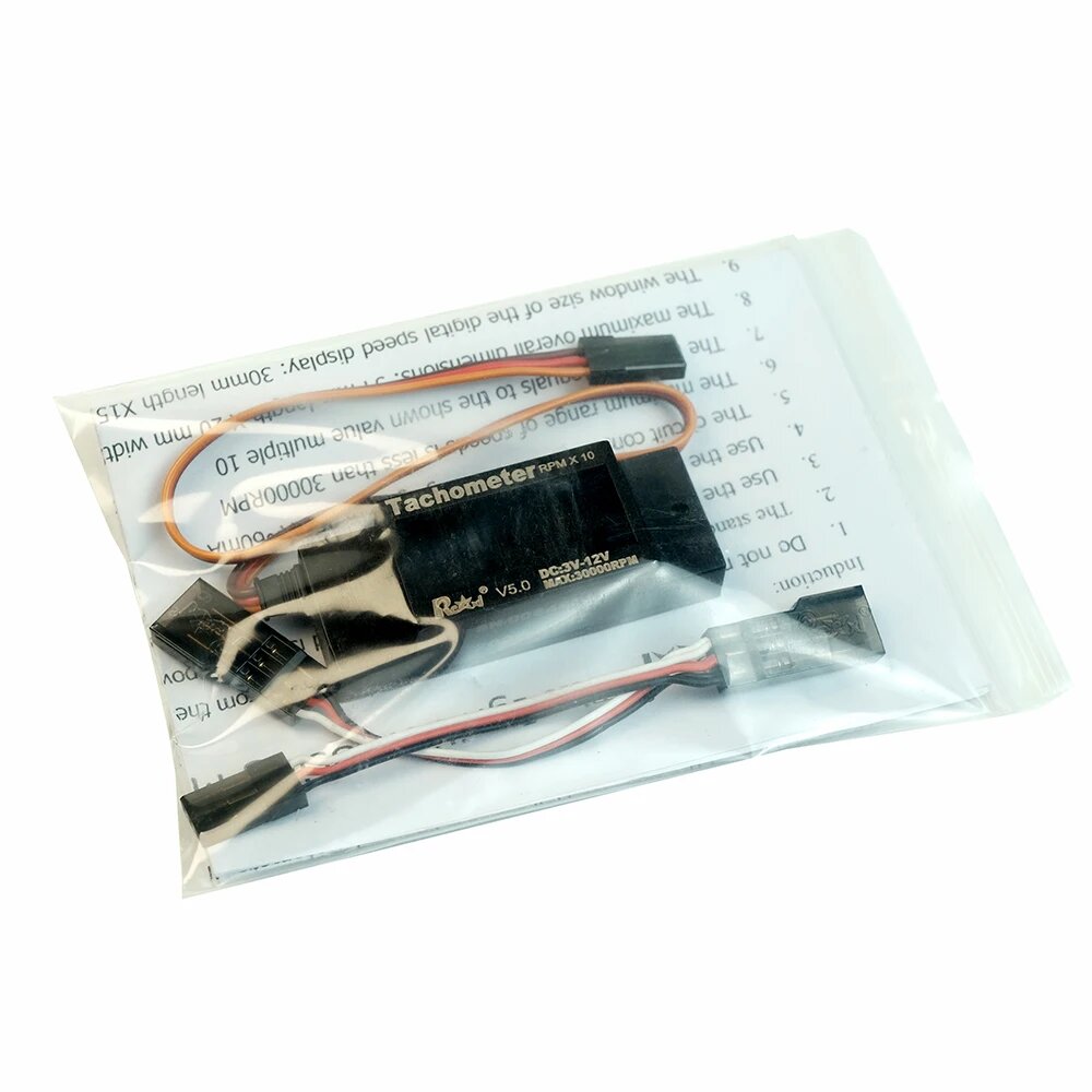 Тахометр-спидометр Rcexl V5.0 Mini для измерения частоты вращения двигателя, аксессуары для CDI DLE MT двигателей, газовых радиоуправляемых авиамоделей и игрушечных моделей.