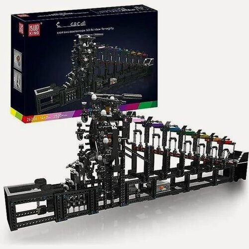 Изображение товара Конструктор Mould King 26006 "Marble Run -Радужный Лифт", 2520 деталей