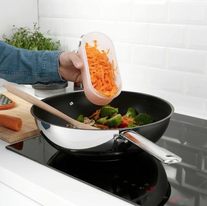 IKEA UPPFYLLD - терка, терка бежевого цвета из прочного пластика для кухни и повседневного использования — фото 1