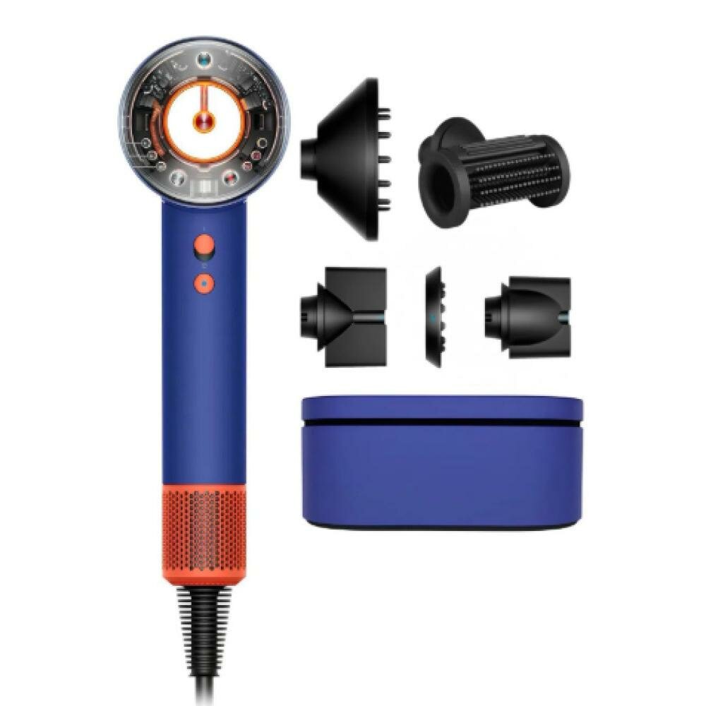 Фен Dyson Supersonic Nural HD16 (515083-01) Diffuser с кейсом KR, Vinca Blue/Topaz