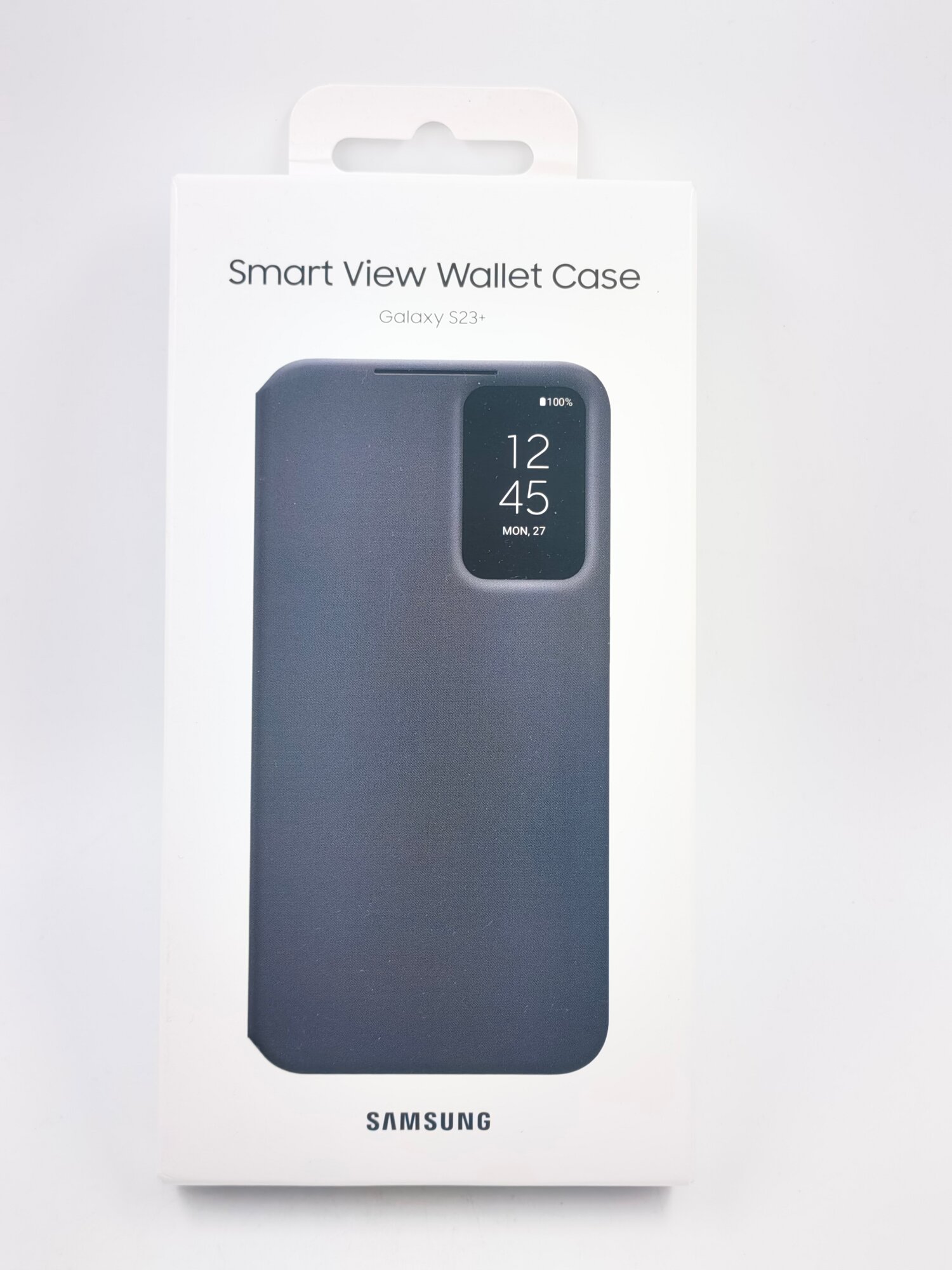 Чехол-кошелек Smart View для Samsung Galaxy S23+ (черный) (Из Финляндии)