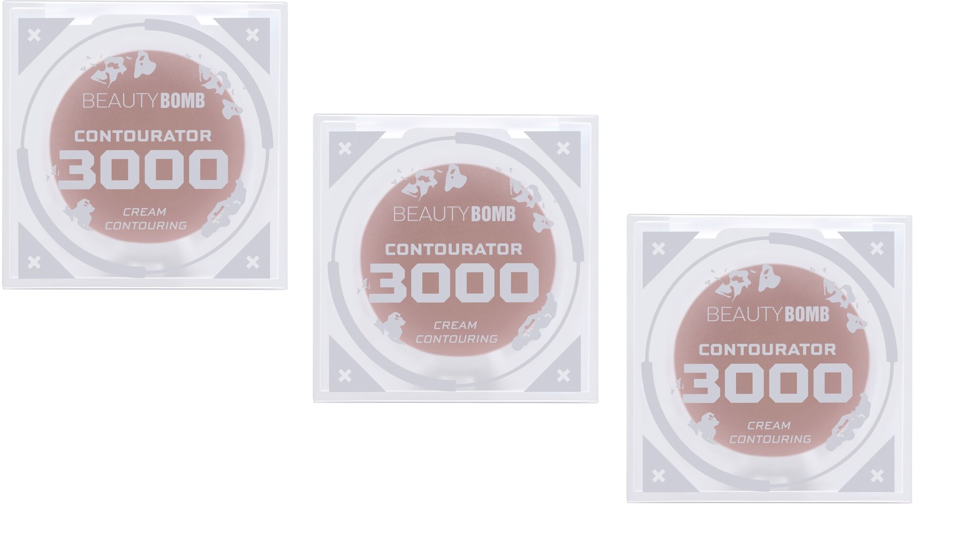 Кремовый контуринг Beauty Bomb Cream contouring «Contourator 3000» тон 01 3шт