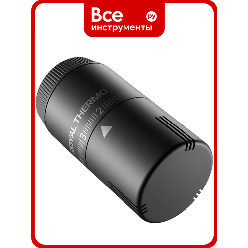 фото Термоголовка жидкостная royal thermo design м30х1.5, черный нс-1697763
