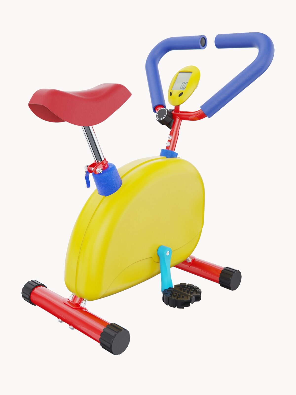 Велотренажер DFC VT-2601, для детей, нагрузка механическая, до 40кг