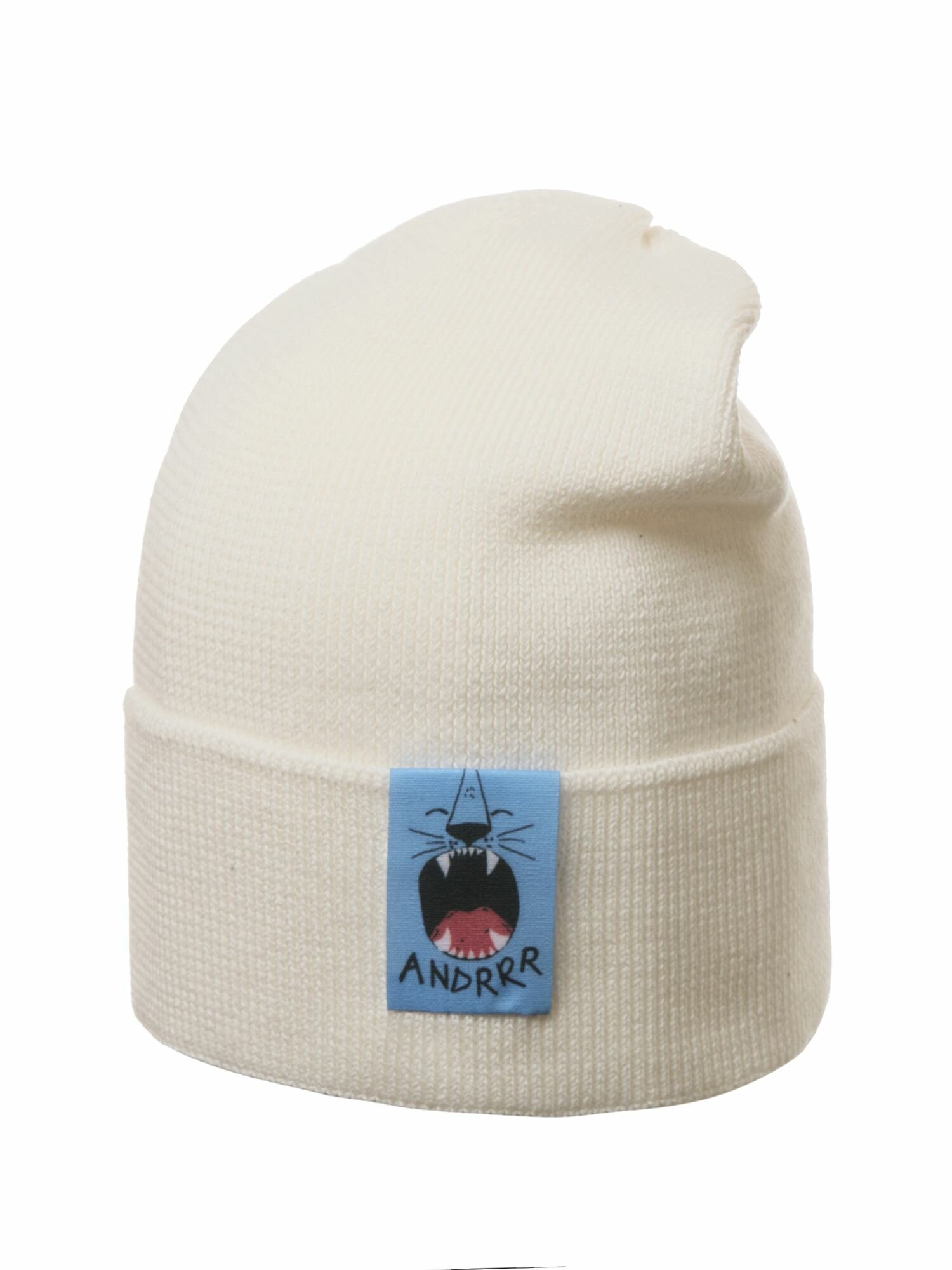 Шапка-бини Андерсен Весна-лето 2024 для мальчиков, размер 50-52, экрю — фото 1