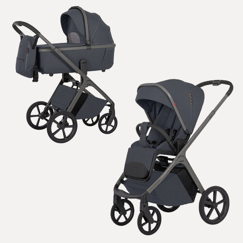 Изображение товара Детская коляска 2в1 Carrello Vector, цвет Plum Grey (Тёмно-серый), артикул производителя CRL-6550