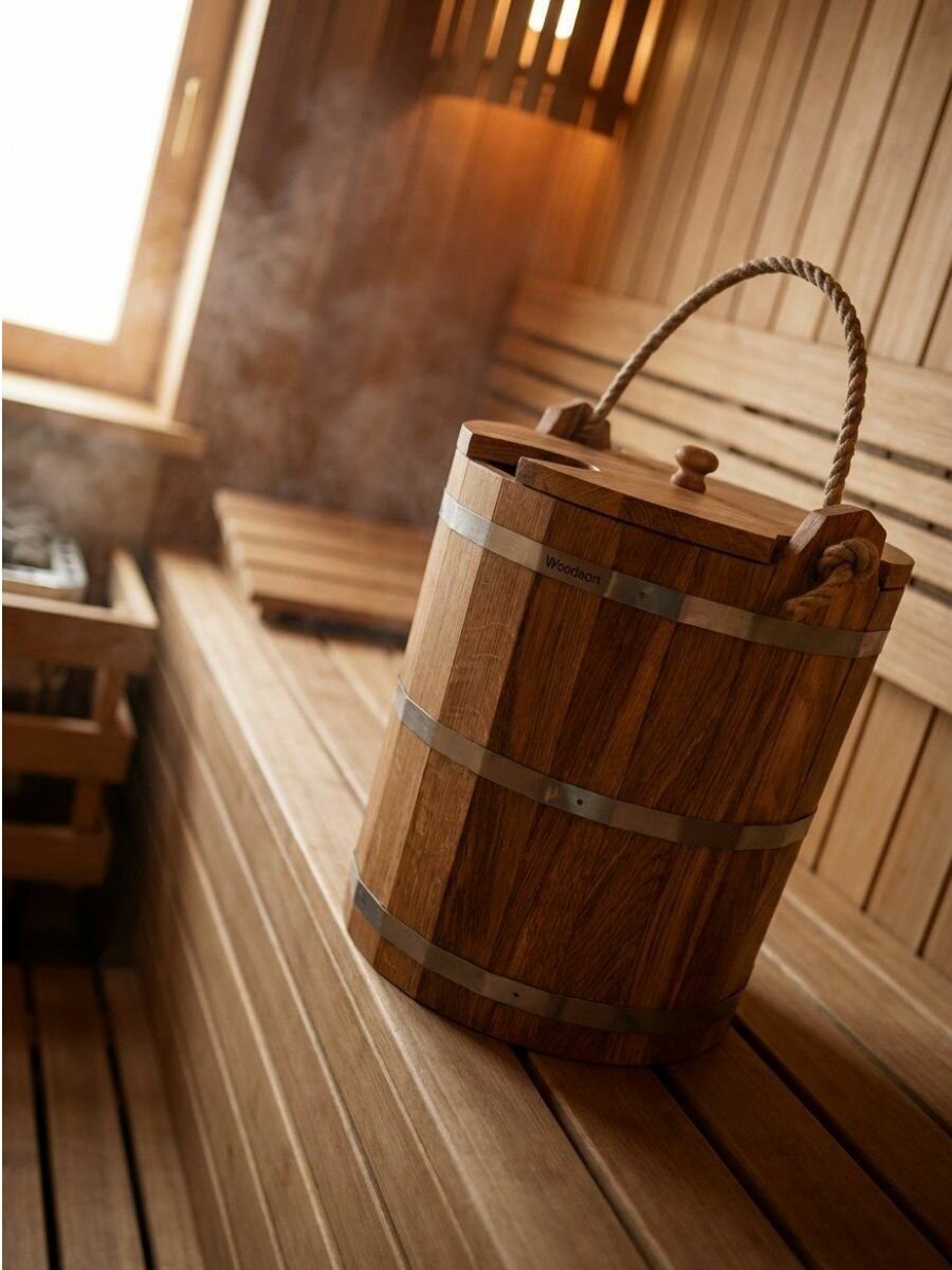 Крышка для запарника Woodson 20 л, дуб — фото 1