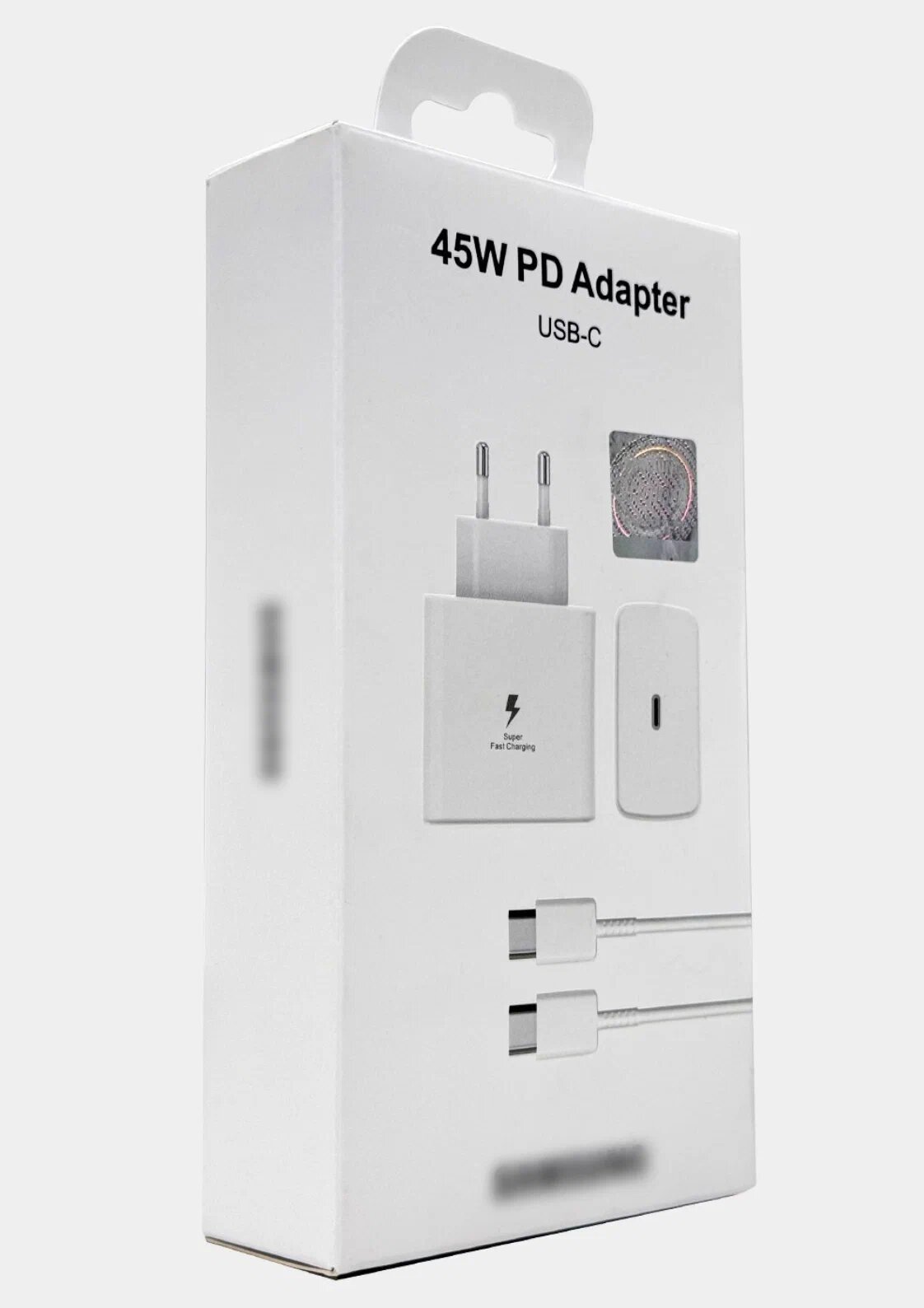 Зарядное устройство для телефона Samsung 45W с кабелем Type-C