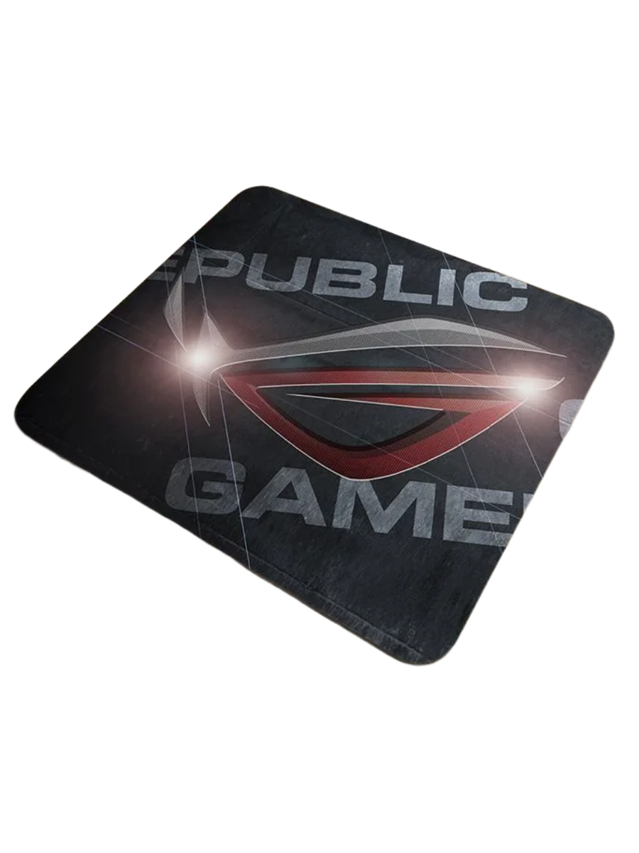 Коврик компьютерный для мыши маленький ASUS ROG 320х285х4мм ASUS-63 — фото 1