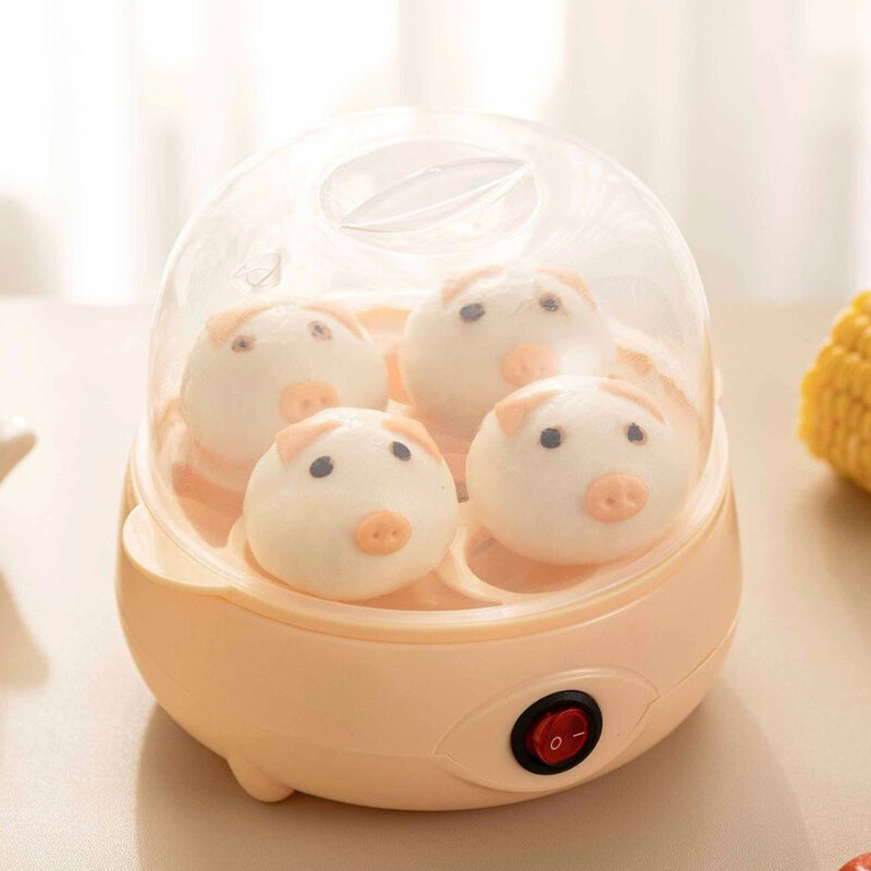 Пароварка для яиц, защита от сухого горения, автоматическое отключение, многофункциональная бытовая яйцеварка, небольшой яичный пудинг на пару, машина для завтрака с яичным пудингом на пару