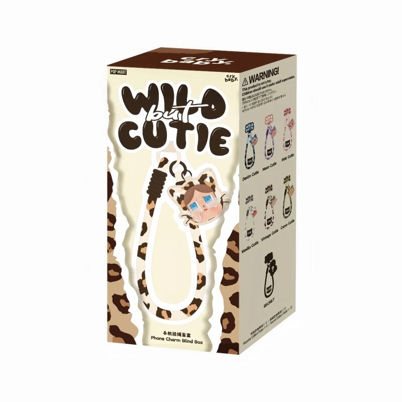 POP MART Wild Cutie Леопардовый кот, Lanyard, Цвет: 1PCS Single Box
