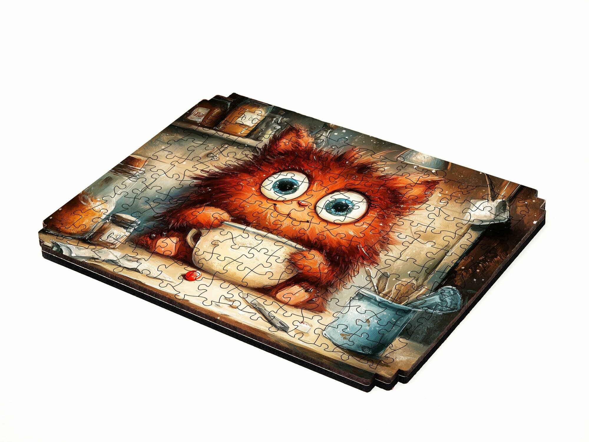 Пазл Алма мини 150 деталей. Рыжий монстрик — фото 1