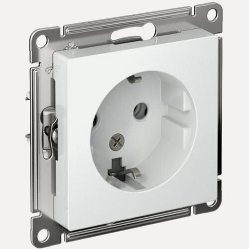 Изображение товара Розетка Systeme Electric (schneider Electric) AtlasDesign с заземл. 16А механизм лотос, ATN001343