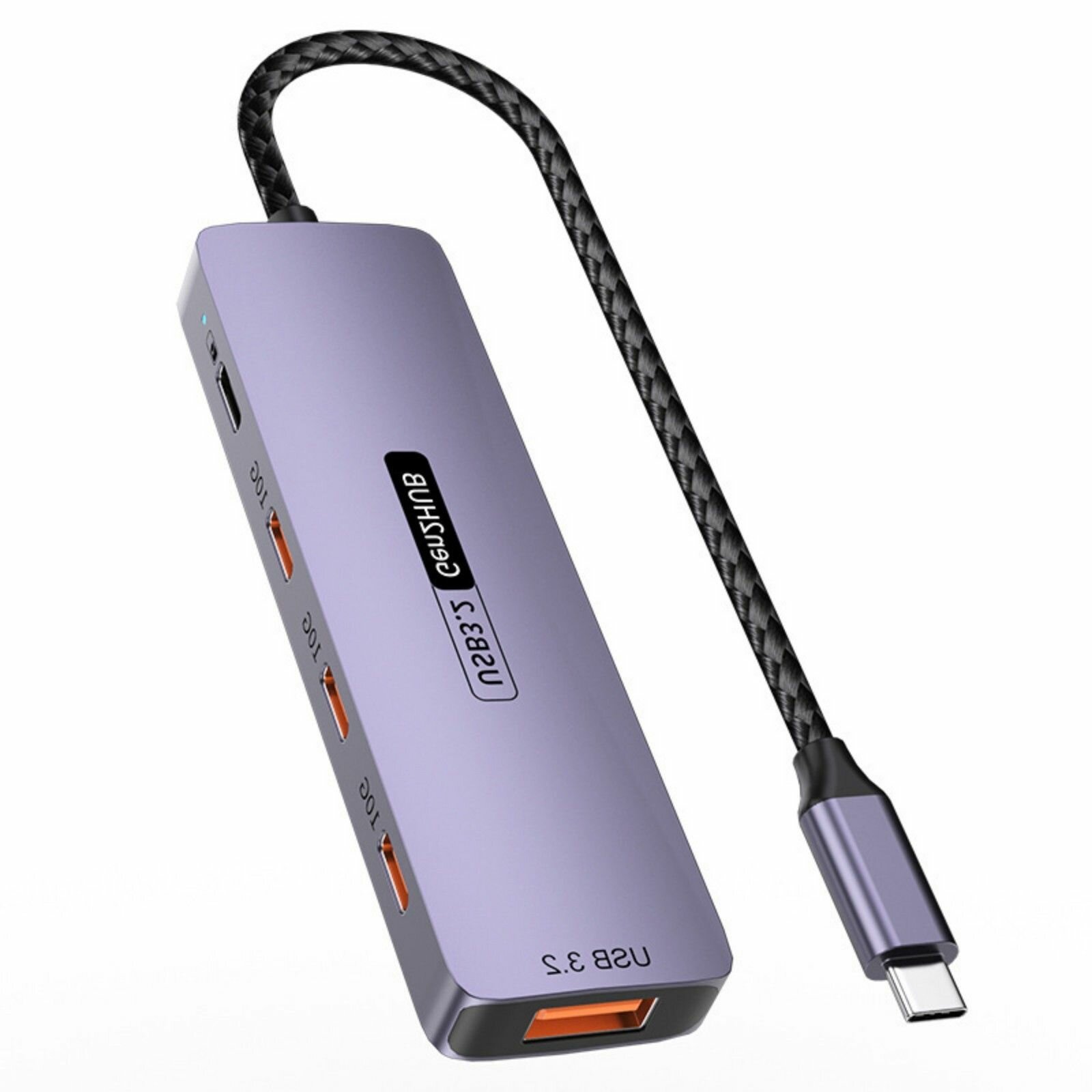 USB-адаптер 10G c PD100W мощностью 140 Вт с питанием от сети 5 В до 15 В для подключения дисков, телефонов и планшетов