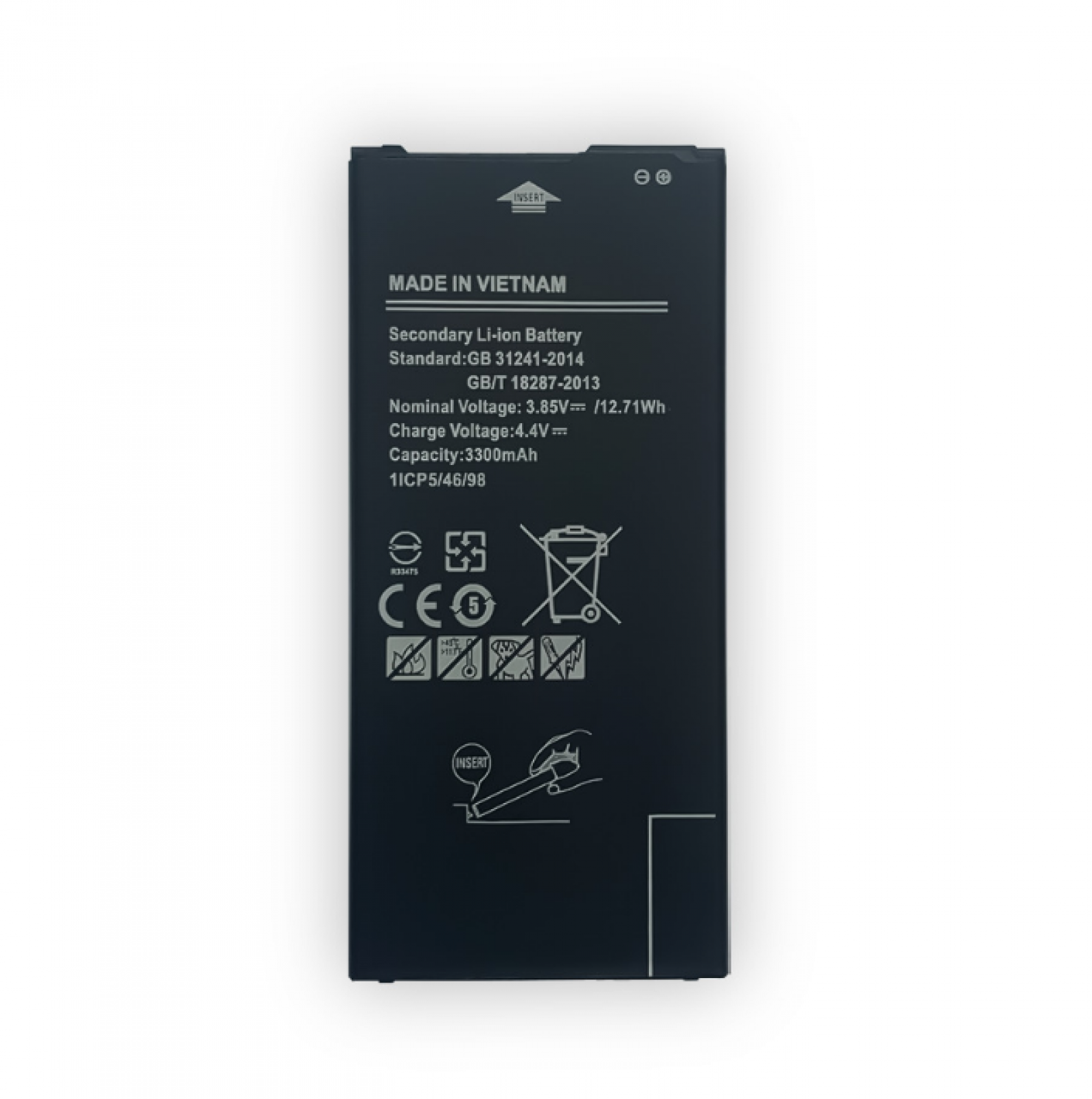 Аккумуляторная батарея MyPads 3300mAh EB-BG610ABE для Samsung Galaxy On7 2016 с инструментами