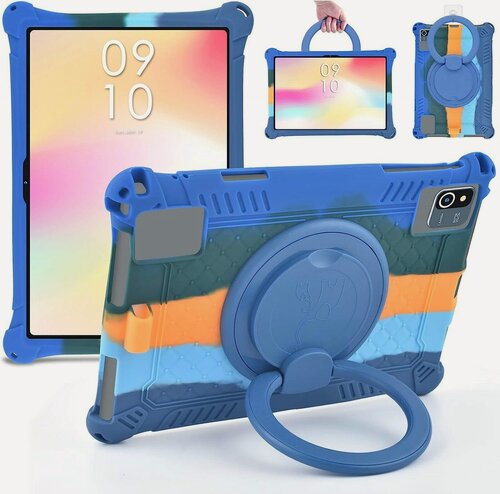 Изображение товара Универсальный силиконовый чехол MyPads с вращающимся кронштейном для 10-дюймовых планшетов Blackview и TECLAST