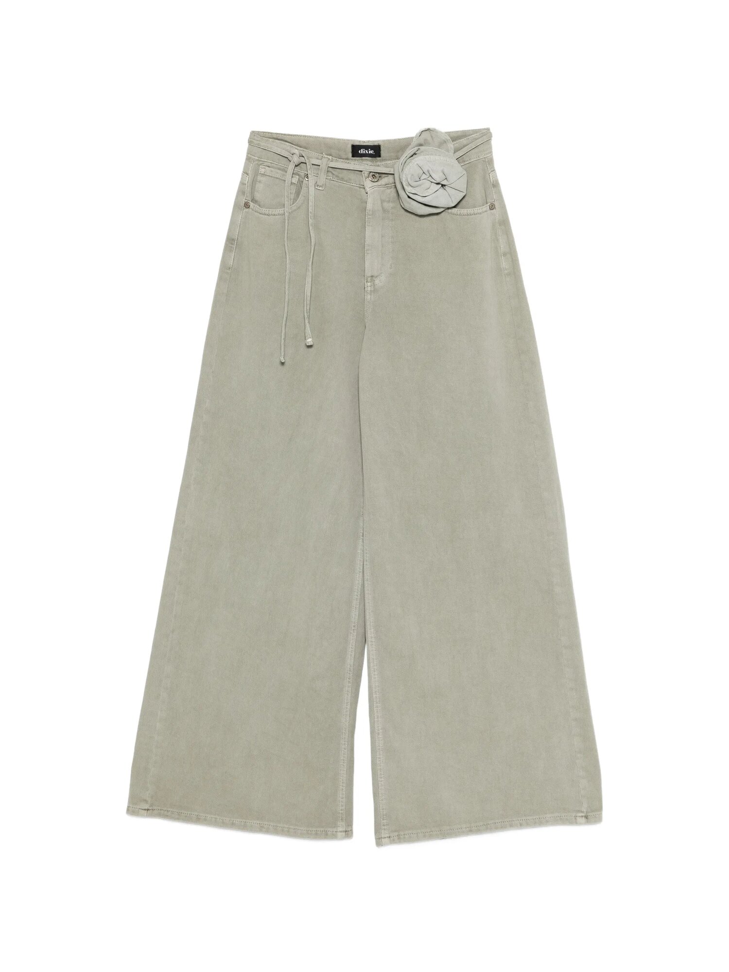 Джинсы Flower-detail cotton jeans 