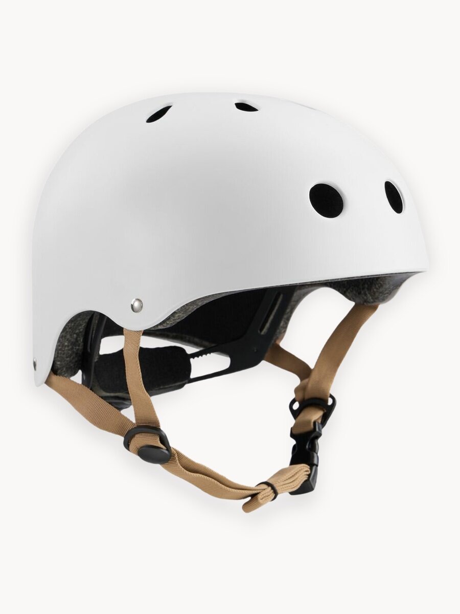 50018, Шлем детский регулируемый, Happy Baby DRIFTER, шлем защитный, белый