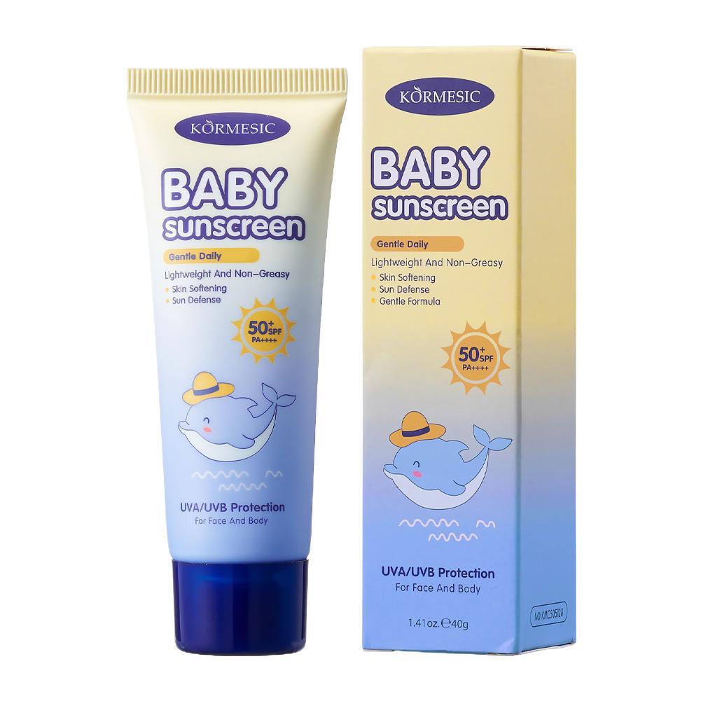 KORMESIC Крем солнцезащитный детский для лица и тела, SPF 50+, PA++++, 40 г