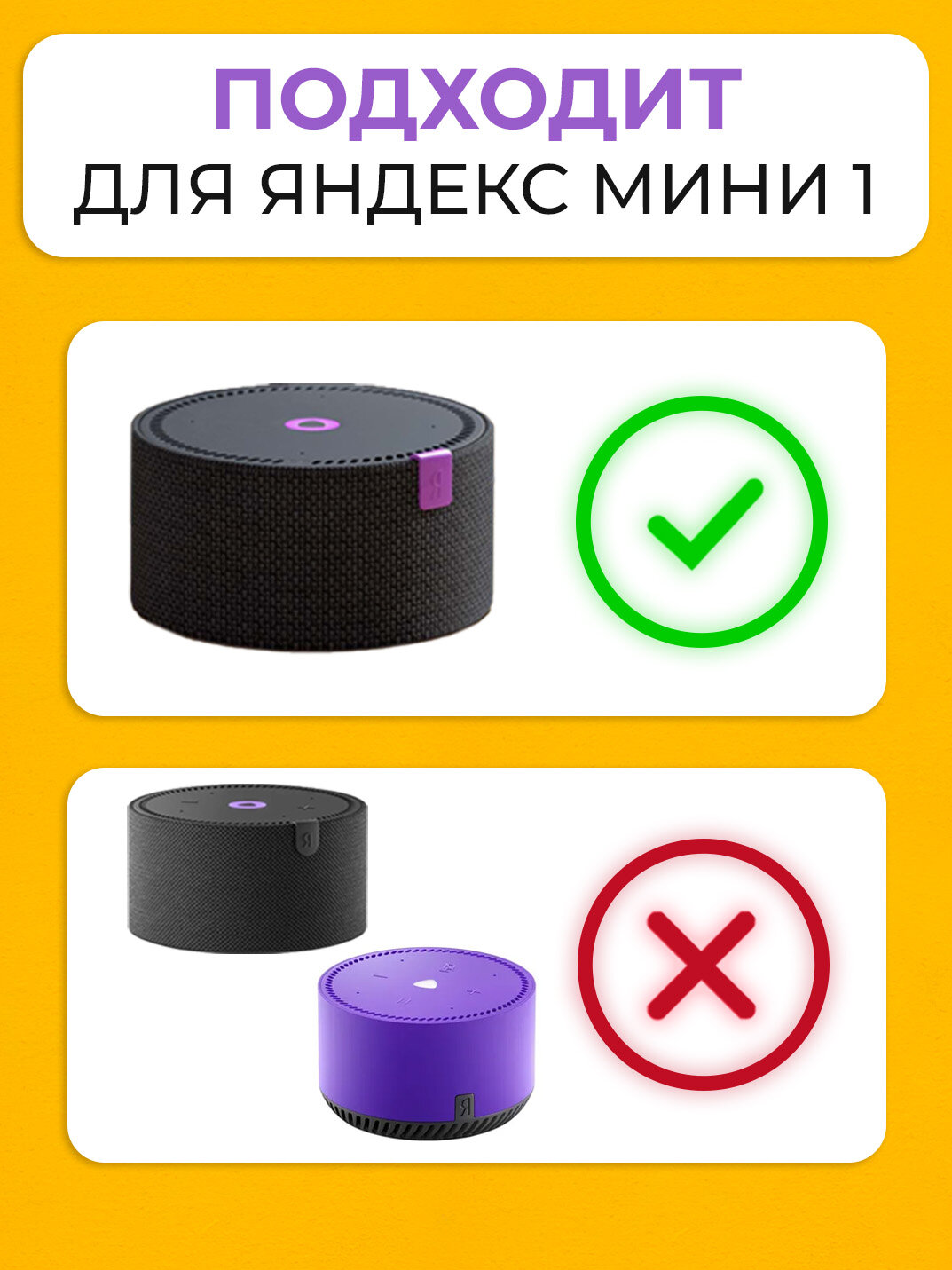 Подставка настенное крепление кронштейн для Яндекс станции Мини 1 — фото 1