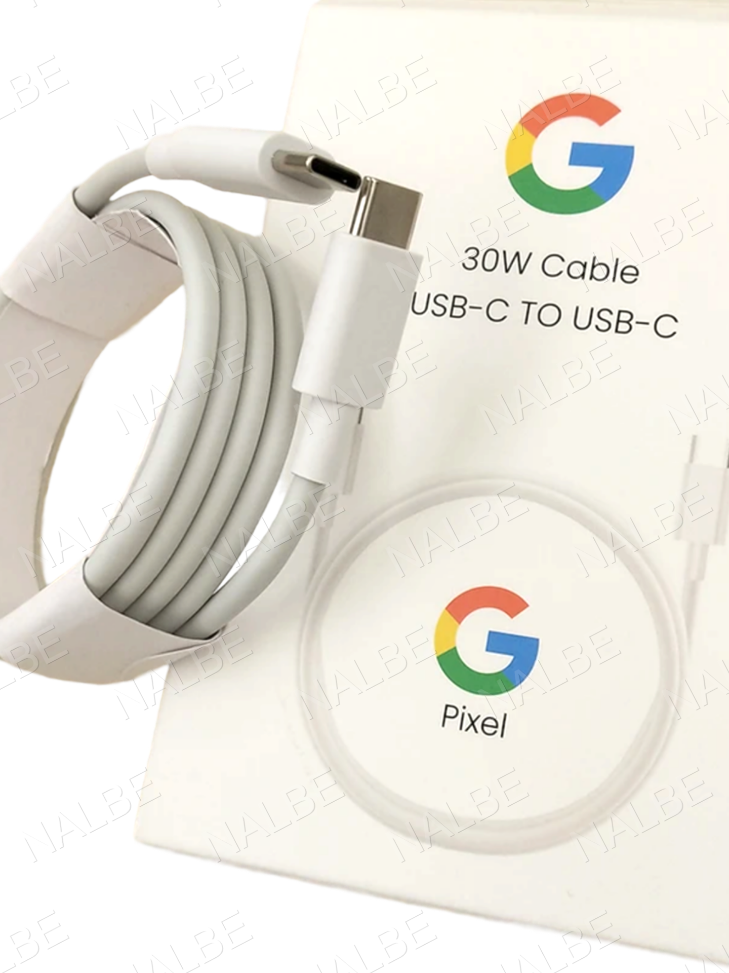 Кабель для быстрой зарядки Google Pixel 30w с разъемами type-c type-c — фото 1