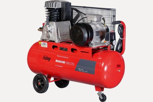 Изображение товара Компрессор воздушный ременной FUBAG B6800B/100 СТ5 690 л/мин, ресивер 100 л, 10 бар, 380 В