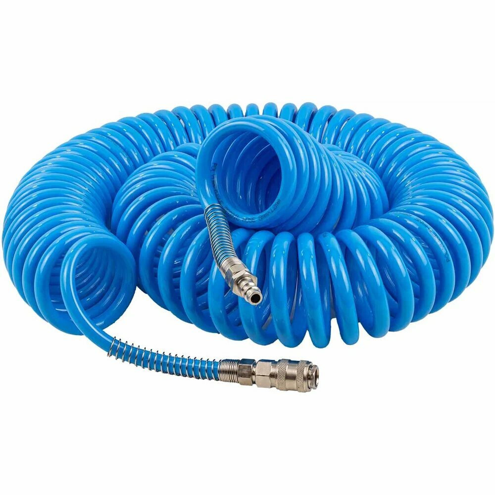 Шланг витой полиуретановый 8х12 мм 20 м с быстроразъемами 15 бар Partner PA-1208-20M(15095)