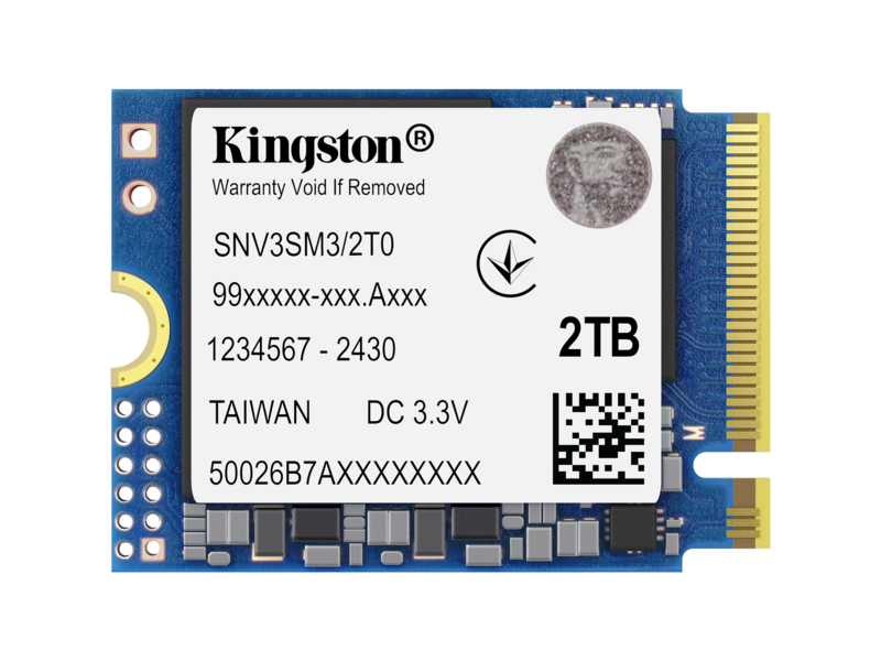 Твердотельный накопитель твердотельный накопитель/ SSD NV3, 2000GB, M.2(22x30mm), NVMe, PCIe 4.0 x4, 3D TLC, R/W 6000/5000MB/s, TBW 640, DWPD 0.2 (60 мес)