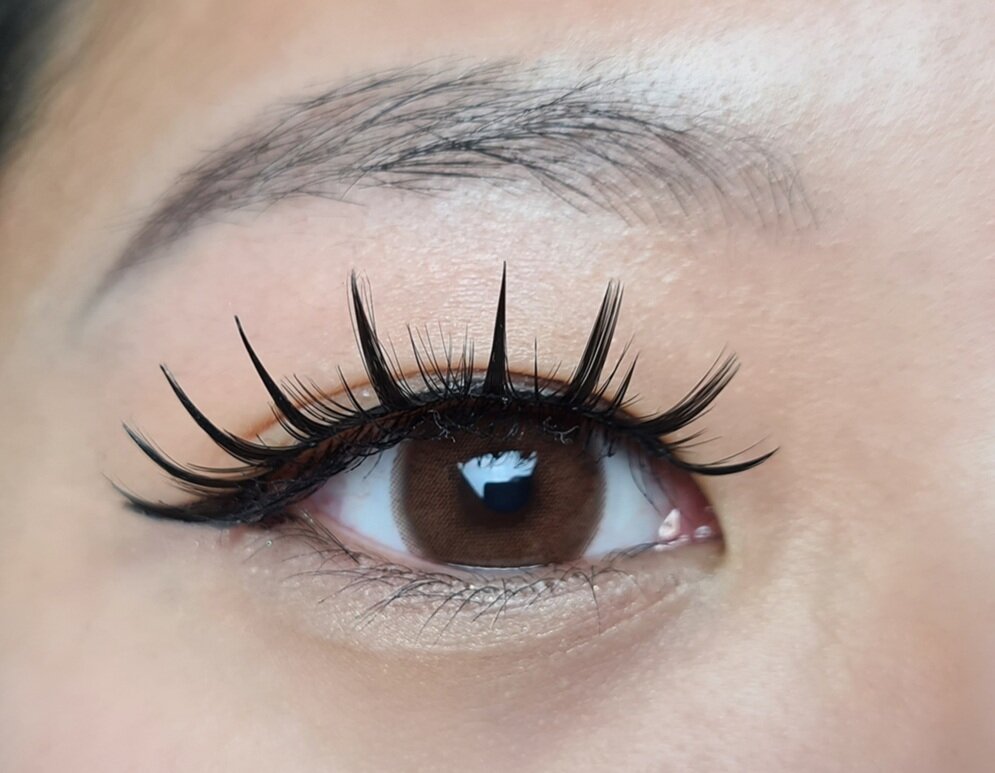 Набор коричневых контактных линз MIST CHOCO -4.50 +контейнер, раствор, капли для глаз (BC 8.6, DIA 14.0) — фото 1