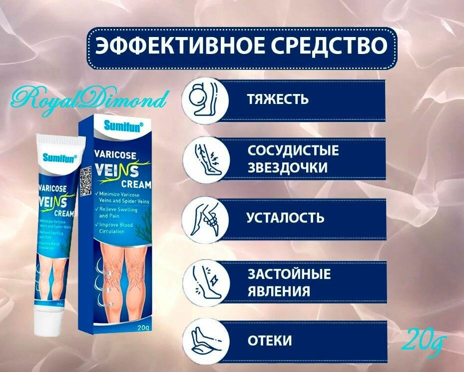 Картинки Крем от варикоза чудодейственный South Moon Varicose Vein 30 мл