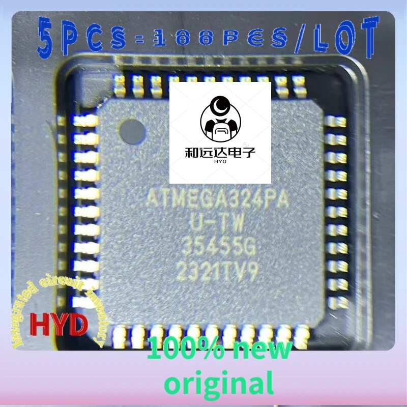 ATMEL ATMEGA324PA — AU 8-битный микроконтроллер AVR с флэш-памятью 32 КБ, SRAM 2 КБ для различных применений