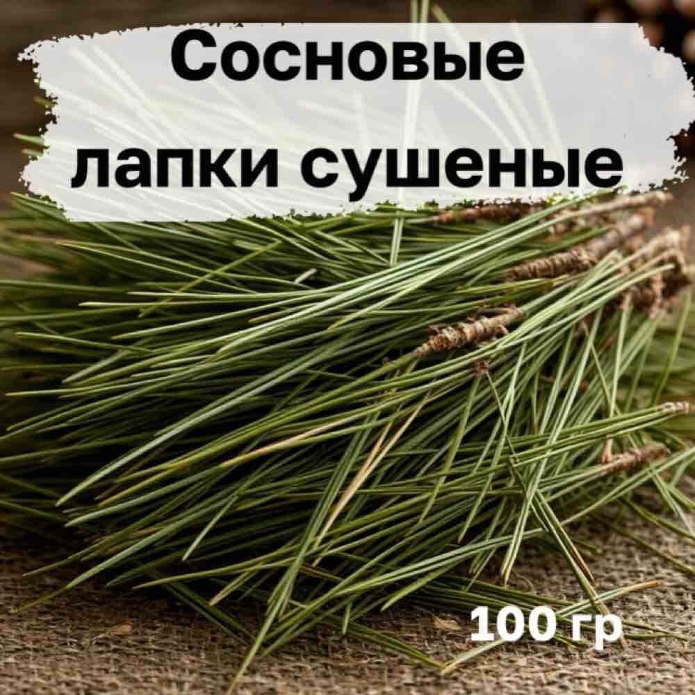 Хвоя сосны. Сосновые лапки сушеные. 100 гр.