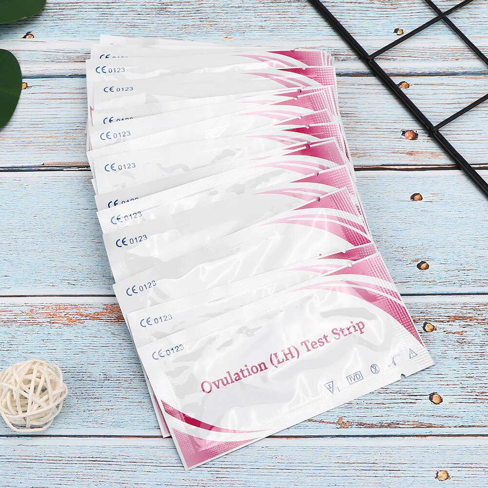 Изображение 20pcs Ovulation Test Strip Home Accuracy Urine LH Detection Indicator
