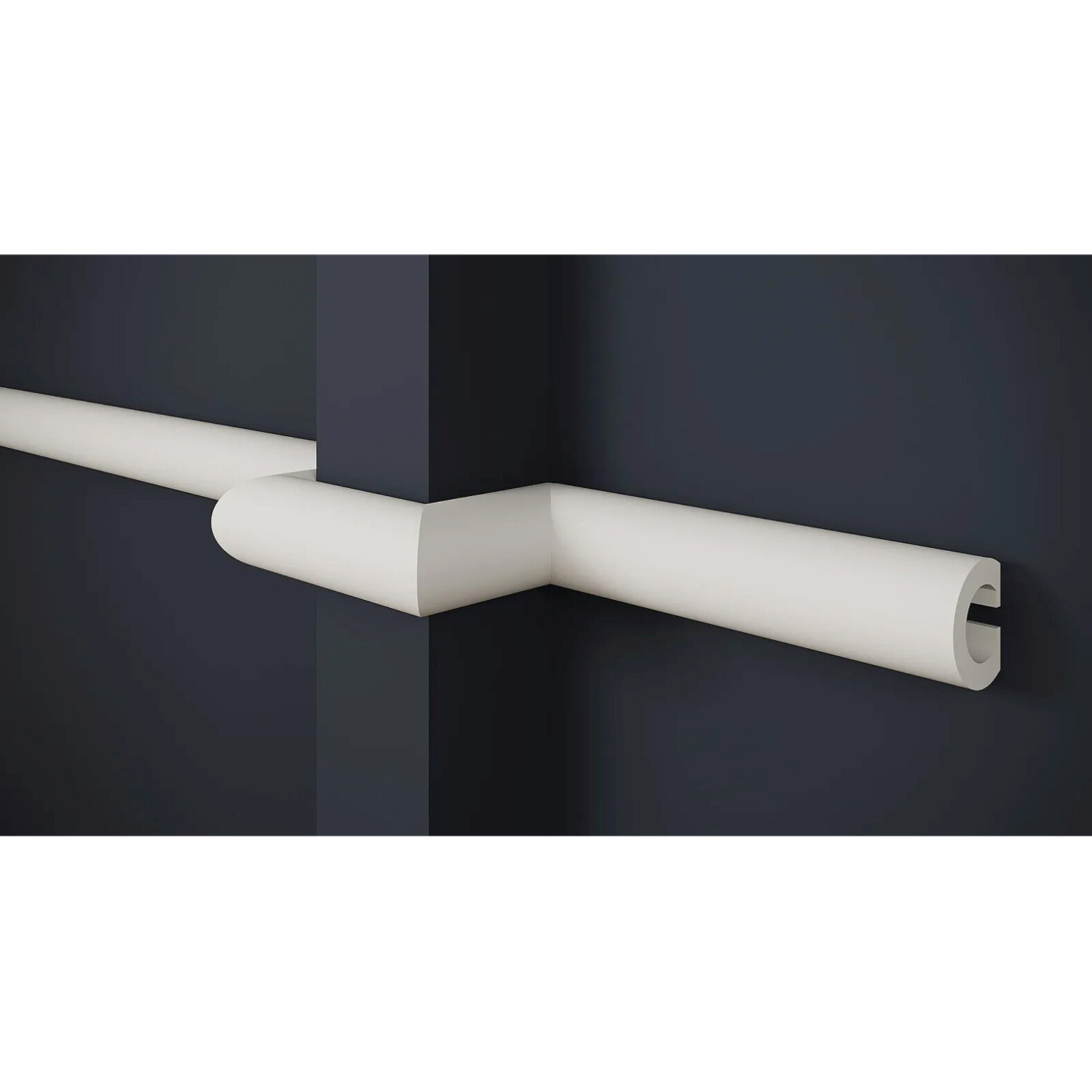 Молдинг Decor-Dizayn (Декор-Дизайн) 2000х30х23.2 мм Коллекция Modern (Модерн) Белый Полистирол DD634
