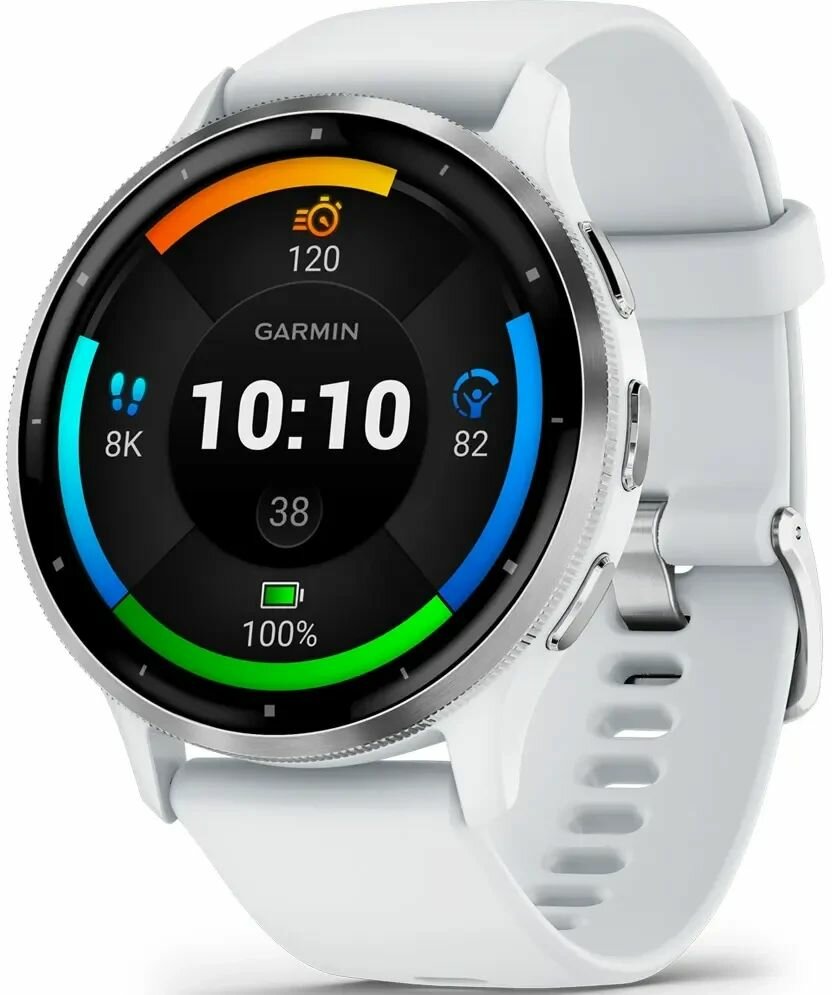 Умные часы Garmin Venu 3 White/Grey/Silver (010-02784-00)